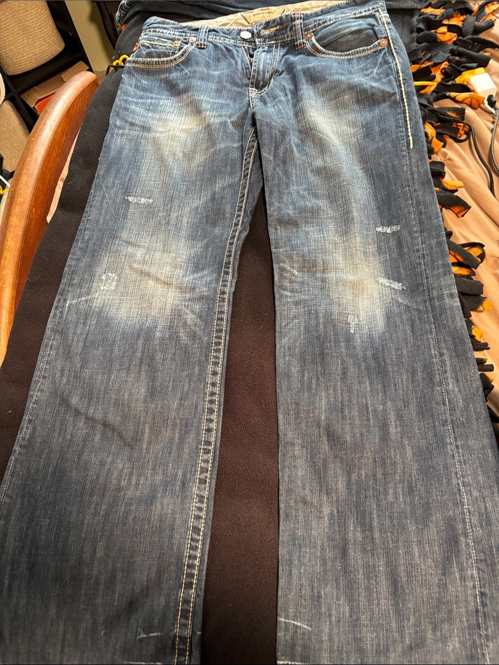 Big Star Men's Faded Indigo Bootcut Jeans